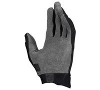 Leatt Gants VTT longs 1.0 GripR – MicronGrip, paume sans couture – Noir/Gris