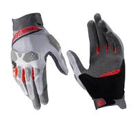 Leatt Gants Adventure X-Flow 5.5 Short Gris/Gris Clair/Rouge Taille L