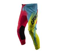 Leatt GPX 2.5 Pantalon Moto Mixte Adulte, Rouge/Lime, S
