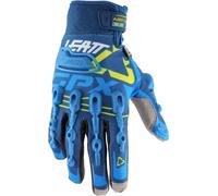 Leatt GPX 5.5 Windblock Gants, bleu/jaune, Taille XS