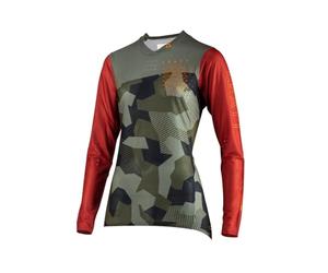 Leatt Gravity 4.0 MTB-Trikot für Damen - XS / EU34 / UK6 / US2 - Camo