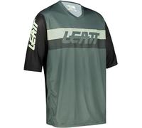 Leatt Hommes Jersey MTB Enduro 3.0 3/4 Sleeve , Ivy - Vert foncé Noir, S