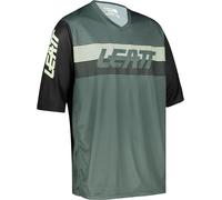 Leatt Hommes Jersey MTB Enduro 3.0 3/4 Sleeve , Ivy - Vert foncé Noir, XL