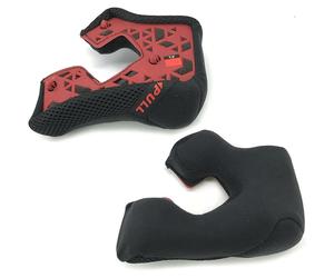 LEATT Imbottiture Casque 7.5 35mm Rouge, pour Casque, 1 Pièce