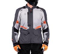 Leatt ADV Flowtour 5.5 Veste textile de moto imperméable, gris, taille 2XL pour homme