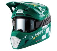 Kit Casque Cross Leatt 7.5 V.27 avec Masque Velocity 4.5 Vert JadeXL Vert Jade
