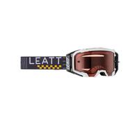 Leatt Masque tout-terrain Velocity 5.5 – Système roll-off – Bleu/Rose CAT1