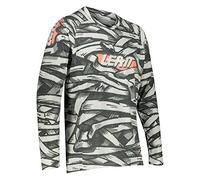 Leatt Maglia MTB Gravity 2.0, M, Mummy, Maillot VTT Gravity 2 Unisexe, Bianco; Nero, M