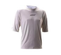 Maillot VTT Manches Courtes Gravity 4.0 Blanc Cassé LEATT Ciclisme