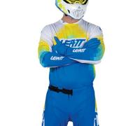 Leatt 4.5 Lite V26 Pixel, maillot L Bleu/Blanc/Jaune Néon/Turquoise Bleu/Blanc/Jaune Néon/Turquoise