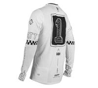 Leatt Maillot technique VTT Gravity 3.0 Manches longues Respirant Blanc M/us40/eu50