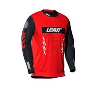 Leatt Maillot Enfant Technique VTT Gravity 4.0 Manches Longues - pour Enduro et Downhill | Rouge | S/eu120/130cm