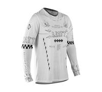 Leatt Maillot technique VTT Gravity 3.0 Manches longues Respirant Blanc M/us40/eu50