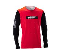 LEATT Maillot technique VTT à manches longues Gravity 8.0 | Rouge |. 5026055630