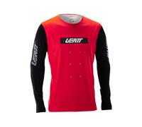 LEATT Maillot technique VTT à manches longues Gravity 8.0 | Rouge |. 5026055633