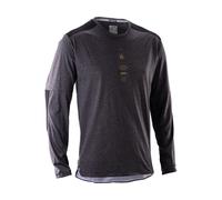 Leatt Trail 4.0 Long Sleeve Jersey Noir S Homme Ghost Black