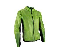 LEATT Manteau Antipluie MTB RaceCover imperméable Vert Lime Transparente