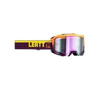 Leatt Velocity 4.5 Iriz CT Lunettes de motocross, pourpre-jaune