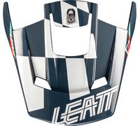 Leatt Moto 3.5 Checkered Helmet Peak, bleu