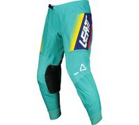Leatt Moto 4.5 Color Pantalon de motocross, turquoise, Taille M