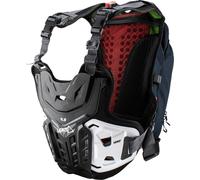 Leatt Moto 4.5 Hydra 3in1 Protecteur de poitrine de motocross, noir-rouge pour homme