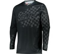Leatt Moto 4.5 Lite Brushed Maillot de motocross, noir/gris, Taille S
