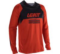 Leatt Moto 4.5 Lite V26 Maillot de motocross, Rouge/Noir, Taille 2XL