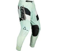 Leatt Moto 4.5 Patch Pantalon Motocross, Blanc/Vert, Taille L