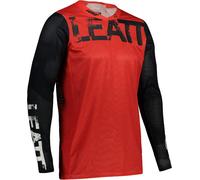 Leatt Moto 4.5 X-Flow Maillot motocross, rouge, taille L pour homme
