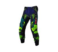 LEATT MOTO 5.5 I.K.S PANTALON JUNGLE COULEUR NOIR/VERT FLUO TAILLE S