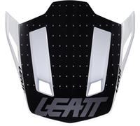 Leatt Moto 8.5 Cross Helmet Peak, Noir/Blanc