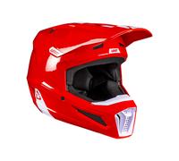 Leatt Casque de motocross 2.5 Solid V26 2026 Rouge/Blanc Taille L