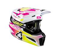 LEATT Moto Kit 3.5 Helmet - V26 | Pink | M 57-58cm - 1026000652