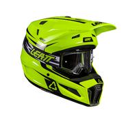 LEATT Moto Kit 3.5 Helmet - V26 | Yellow Fluo | M 57-58cm - 1026000752