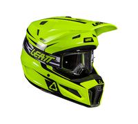 LEATT Moto Kit 3.5 Helmet - V26 | Yellow Fluo | Xl 61-62cm - 1026000754