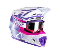 LEATT Moto Kit 7.5 Helmet - V26 | Purple | M 57-58cm - 1026000402