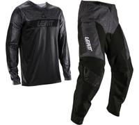 Leatt 3.5 Ride Kit V26, ensemble jersey/pantalon textile L Noir/Gris Foncé Noir/Gris Foncé