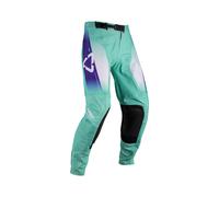 Leatt 4.5 V26, pantalon en textile S Turquoise/Mauve/Blanc Turquoise/Mauve/Blanc