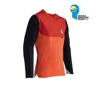 LEATT MTB ALLMTN 5.0 JERSEY GLOW COLOUR ORANGE/NOIR TAILLE M