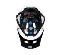 Casque Vtt Enduro 4.0 Avec Protège Menton Amovible Blanc/Noir LEATT Vélo