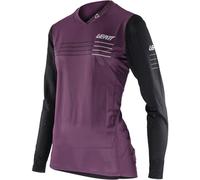 Leatt MTB Gravity 4.0 Maillot Bicylce Dames, noir-pourpre, taille L pour femmes