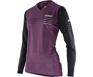 Leatt MTB Gravity 4.0 Maillot Bicylce Dames, noir-pourpre, taille L pour femmes
