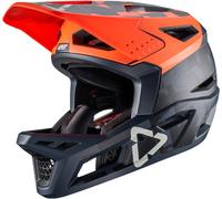 Leatt MTB Gravity 4.0 Orange/Black Casque de descente, Orange/Noir, Taille L (59/60)