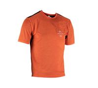 Maillot manches courtes leatt mtb trail 1 0 flame orange