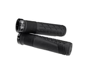 Leatt Noir Grips ReaFlex 6.0-Regular Unisexe, Taille Unique