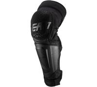 Leatt 3DF Hybrid EXT Motocross Genou / Protège-tibia, noir, taille 2XL