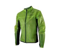 Veste impermeable leatt racecover lime vert