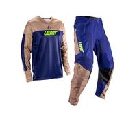 Leatt 3.5 Ride Kit V26, ensemble jersey/pantalon textile XL Bleu Foncé/Marron Clair Bleu Foncé/Marron Clair