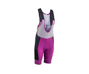 Leatt Salopette VTT Endurance 5.0 avec Rembourrage 4 densités pour Femme, Aubergine, XL