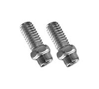 Leatt Studs-40pcs-8mm-Argent Kit de Picots Diamond Studs-40 pièces-8 mm-Argent Unisexe, Noir, Taille Unique